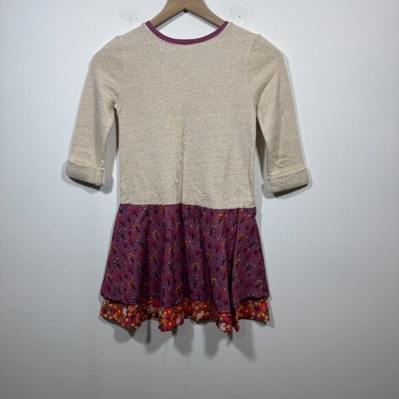 Matilda Jane 435 Apple Tree Shimmer Gold Sweater Dress Girls Size 8 Fall School - Picture 2 of 4